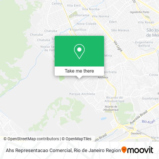 Mapa Ahs Representacao Comercial