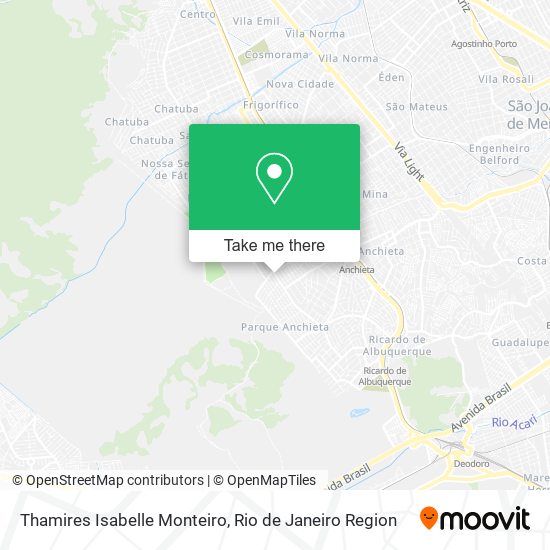 Mapa Thamires Isabelle Monteiro