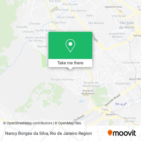 Nancy Borges da Silva map