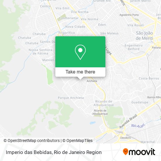 Imperio das Bebidas map