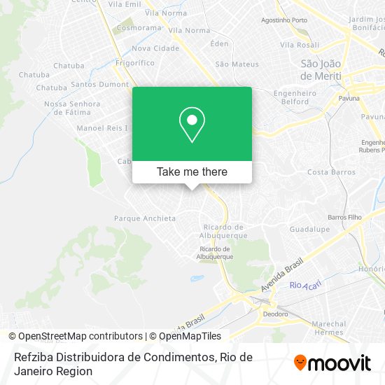 Refziba Distribuidora de Condimentos map