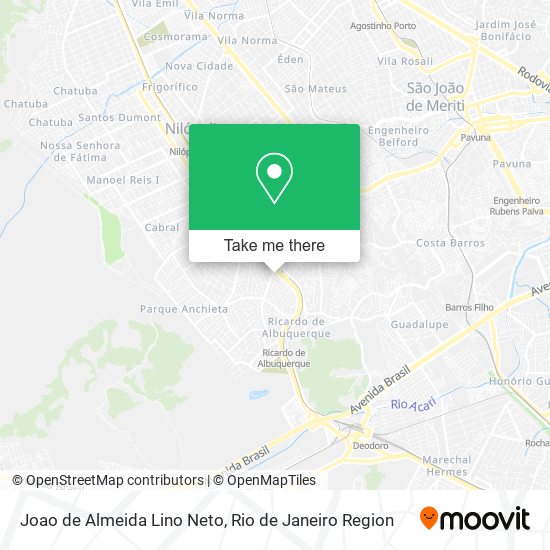 Mapa Joao de Almeida Lino Neto