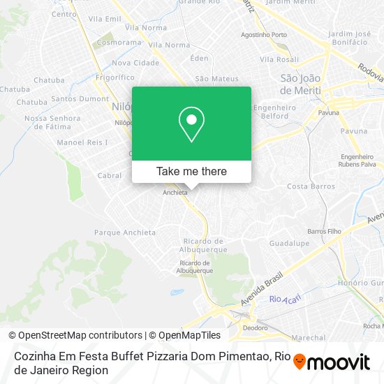 Cozinha Em Festa Buffet Pizzaria Dom Pimentao map