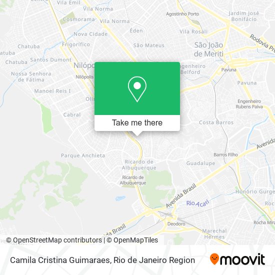 Camila Cristina Guimaraes map