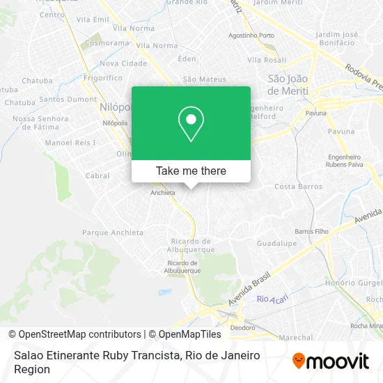Salao Etinerante Ruby Trancista map