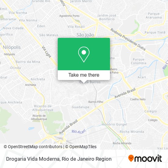 Drogaria Vida Moderna map