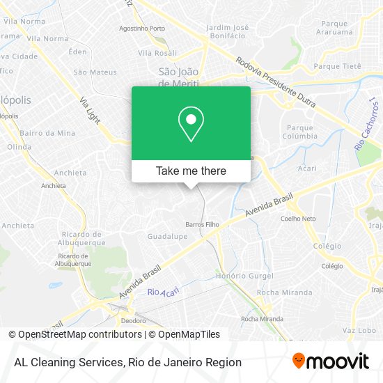 Mapa AL Cleaning Services