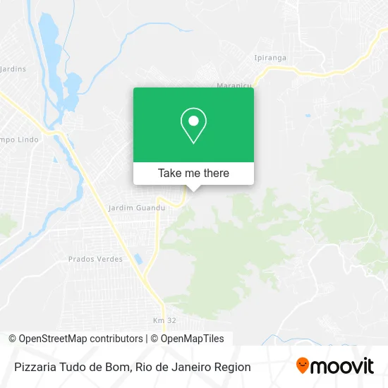 Pizzaria Tudo de Bom map