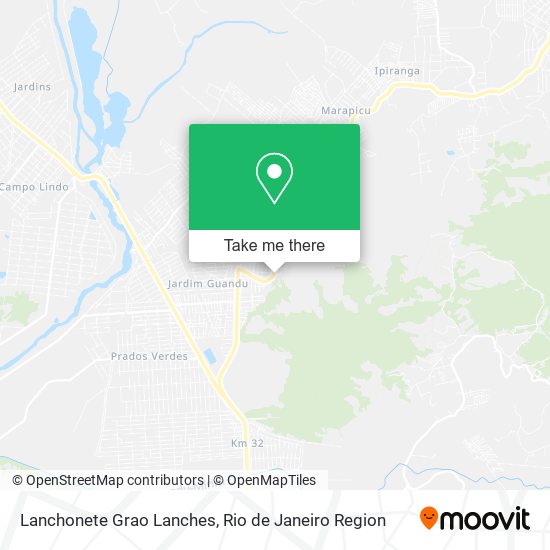 Lanchonete Grao Lanches map
