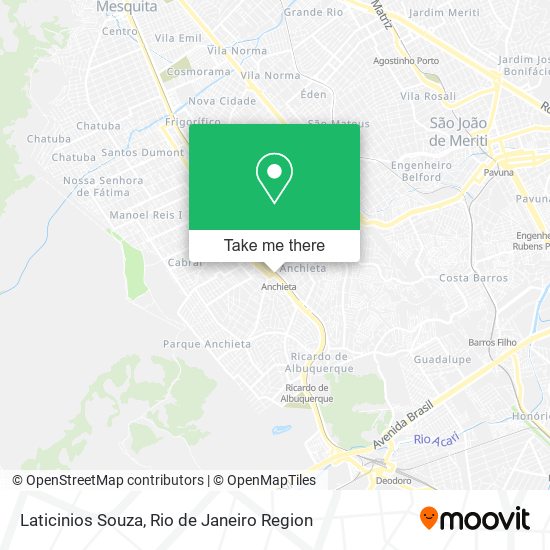 Laticinios Souza map