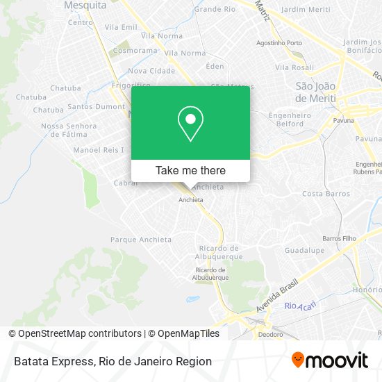Mapa Batata Express