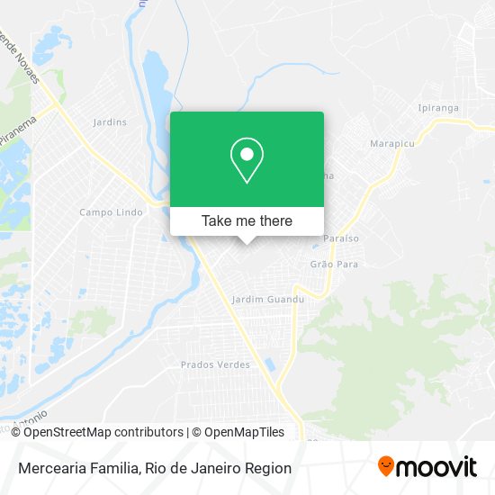 Mapa Mercearia Familia