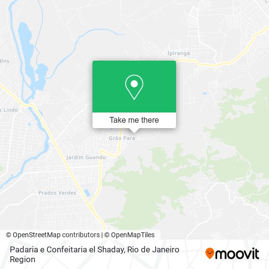 Padaria e Confeitaria el Shaday map
