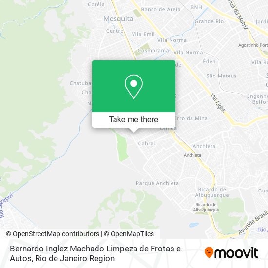 Bernardo Inglez Machado Limpeza de Frotas e Autos map
