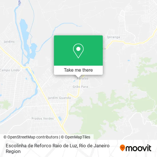 Escolinha de Reforco Raio de Luz map