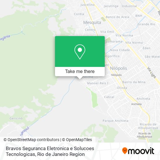 Bravos Seguranca Eletronica e Solucoes Tecnologicas map