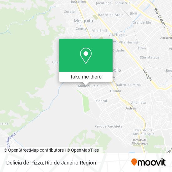 Mapa Delicia de Pizza