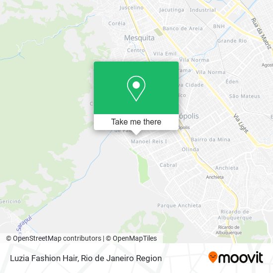 Luzia Fashion Hair map