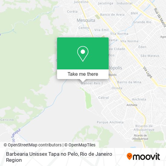 Barbearia Unissex Tapa no Pelo map