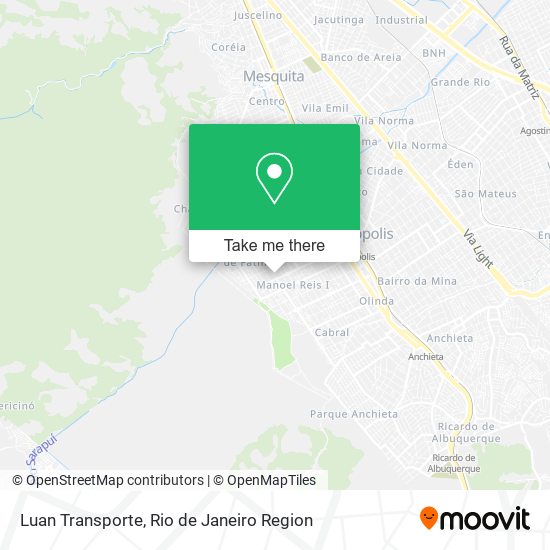 Luan Transporte map