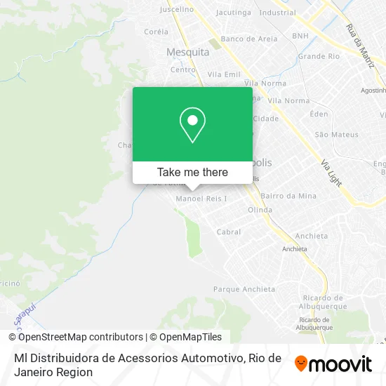 Ml Distribuidora de Acessorios Automotivo map