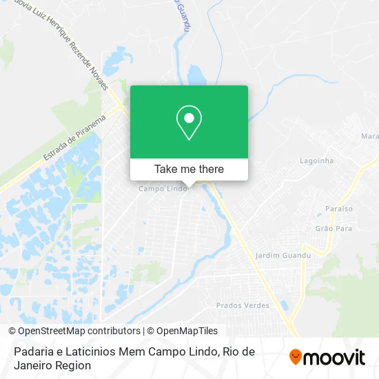 Padaria e Laticinios Mem Campo Lindo map