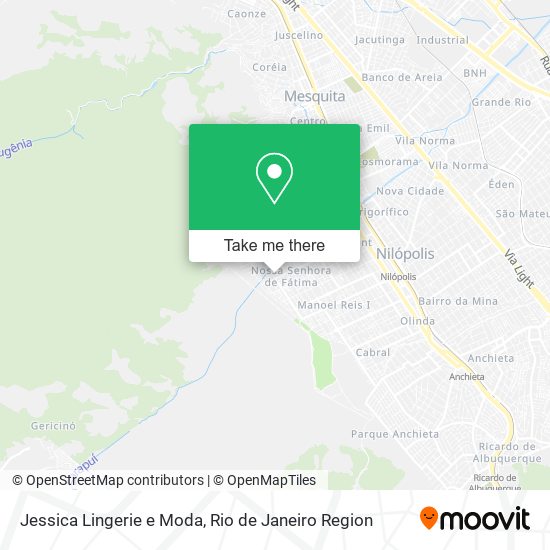 Mapa Jessica Lingerie e Moda