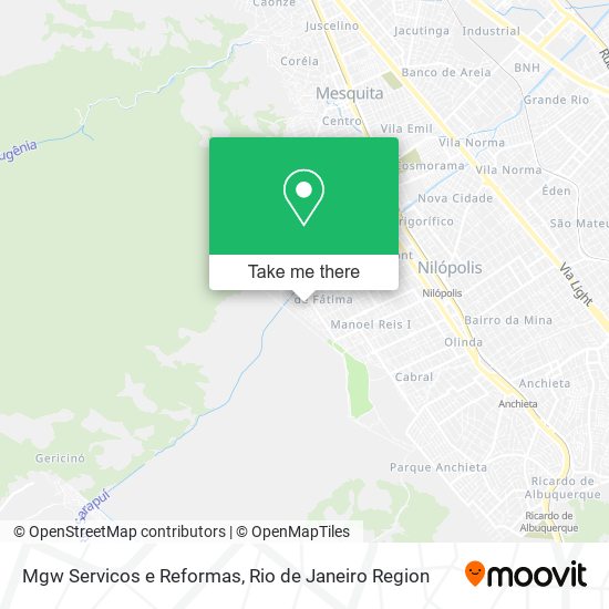 Mapa Mgw Servicos e Reformas