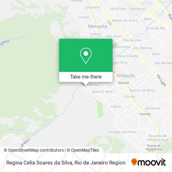Mapa Regina Celia Soares da Silva