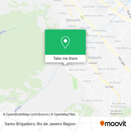 Santo Brigadeiro map