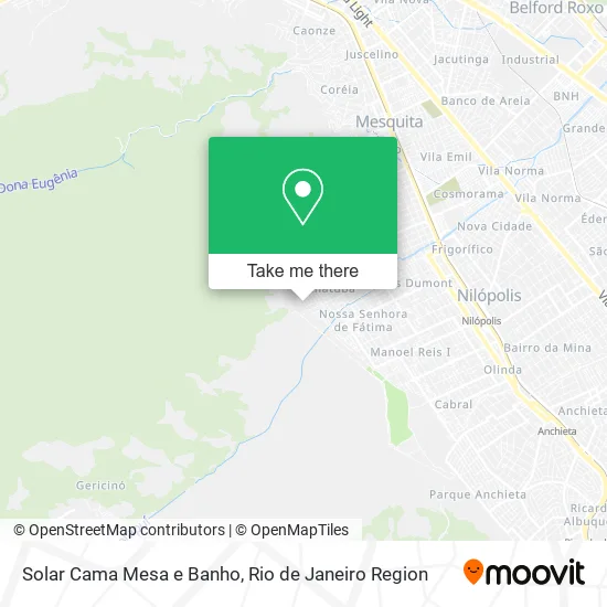 Solar Cama Mesa e Banho map