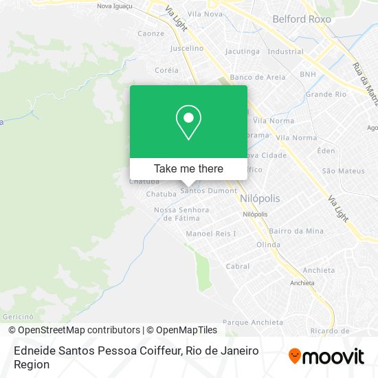 Mapa Edneide Santos Pessoa Coiffeur