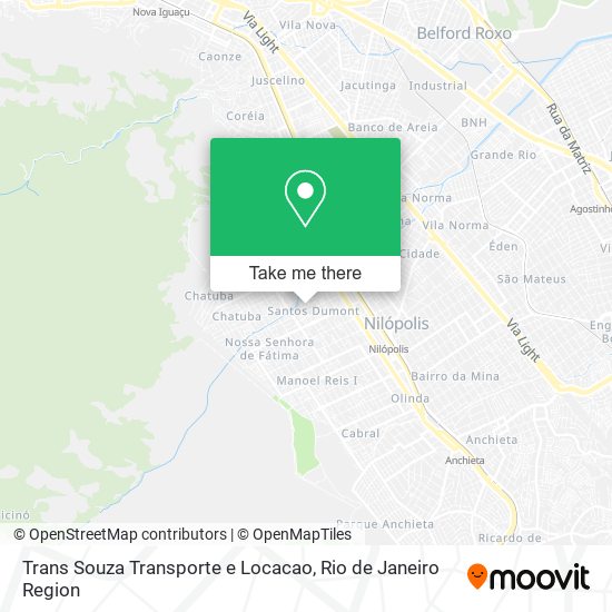 Trans Souza Transporte e Locacao map