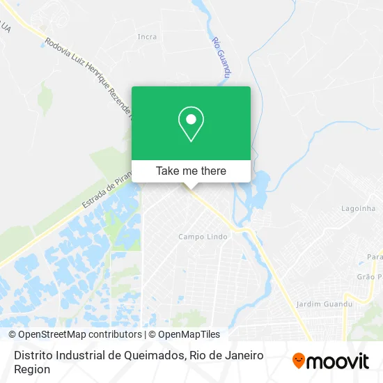 Distrito Industrial de Queimados map