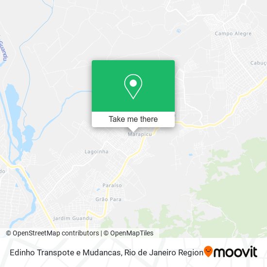 Edinho Transpote e Mudancas map