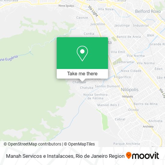 Manah Servicos e Instalacoes map