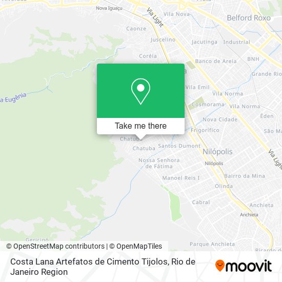 Costa Lana Artefatos de Cimento Tijolos map