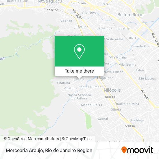 Mapa Mercearia Araujo