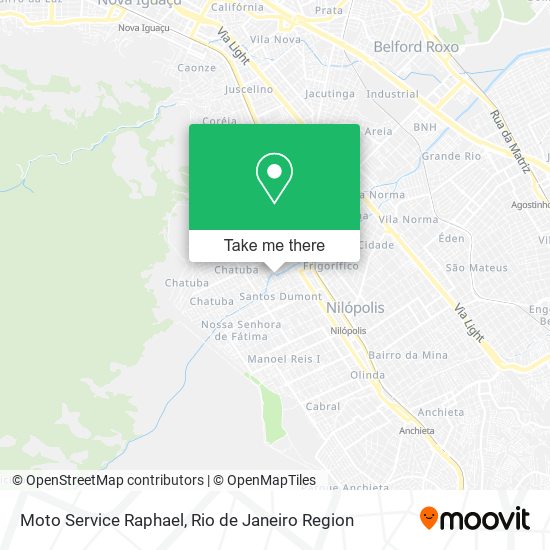 Mapa Moto Service Raphael