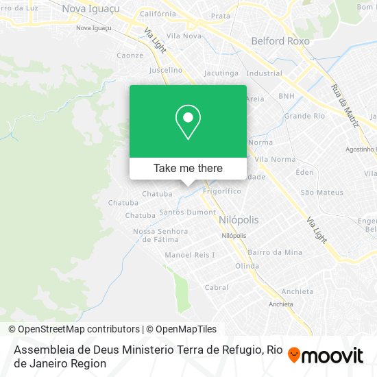 Assembleia de Deus Ministerio Terra de Refugio map