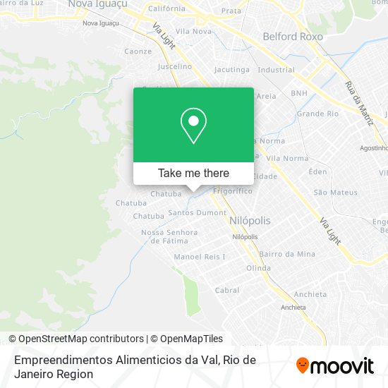 Empreendimentos Alimenticios da Val map