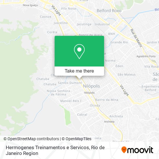 Mapa Hermogenes Treinamentos e Servicos