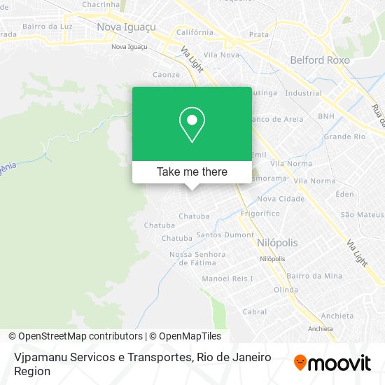 Vjpamanu Servicos e Transportes map