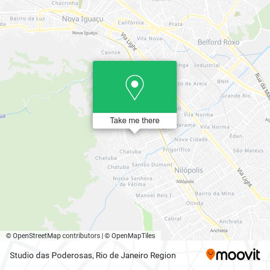 Studio das Poderosas map