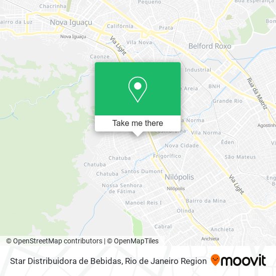 Star Distribuidora de Bebidas map