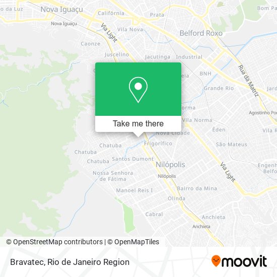 Mapa Bravatec