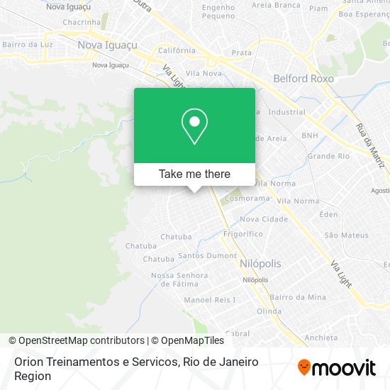 Mapa Orion Treinamentos e Servicos