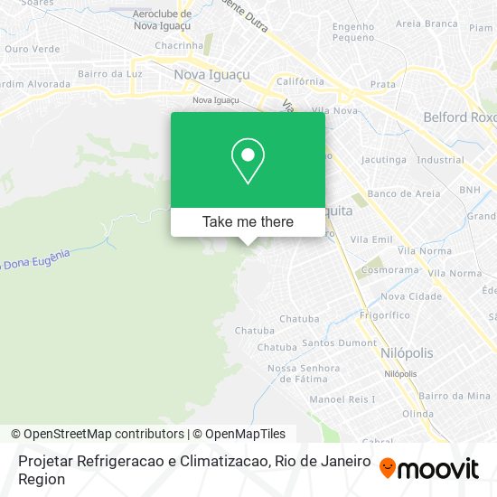 Projetar Refrigeracao e Climatizacao map