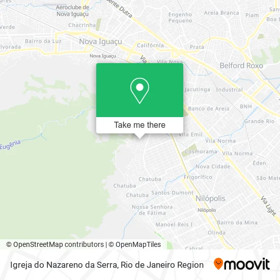 Igreja do Nazareno da Serra map