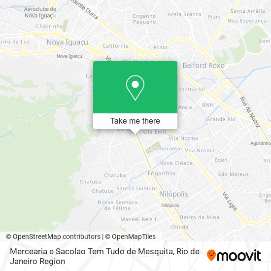 Mercearia e Sacolao Tem Tudo de Mesquita map